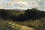 Edward Mitchell Bannister Canvas Paintings - The Road to the Valley